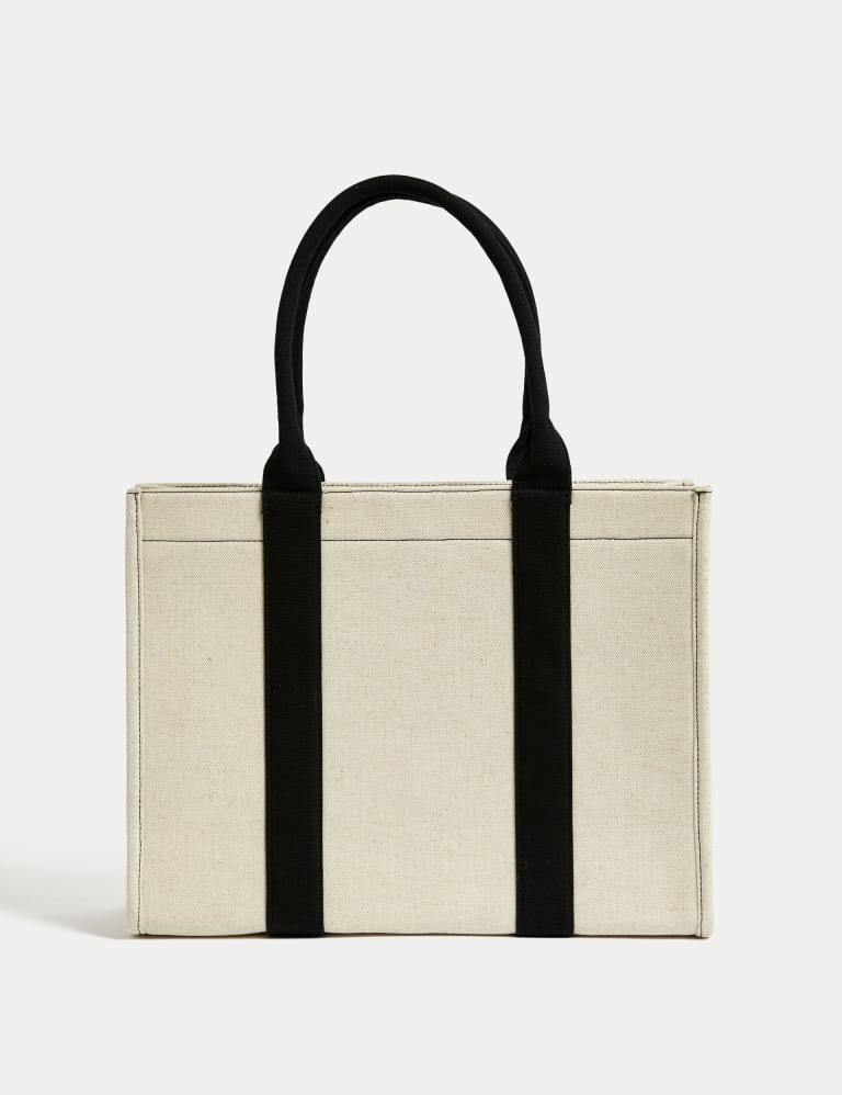 Structured tote bag on sale