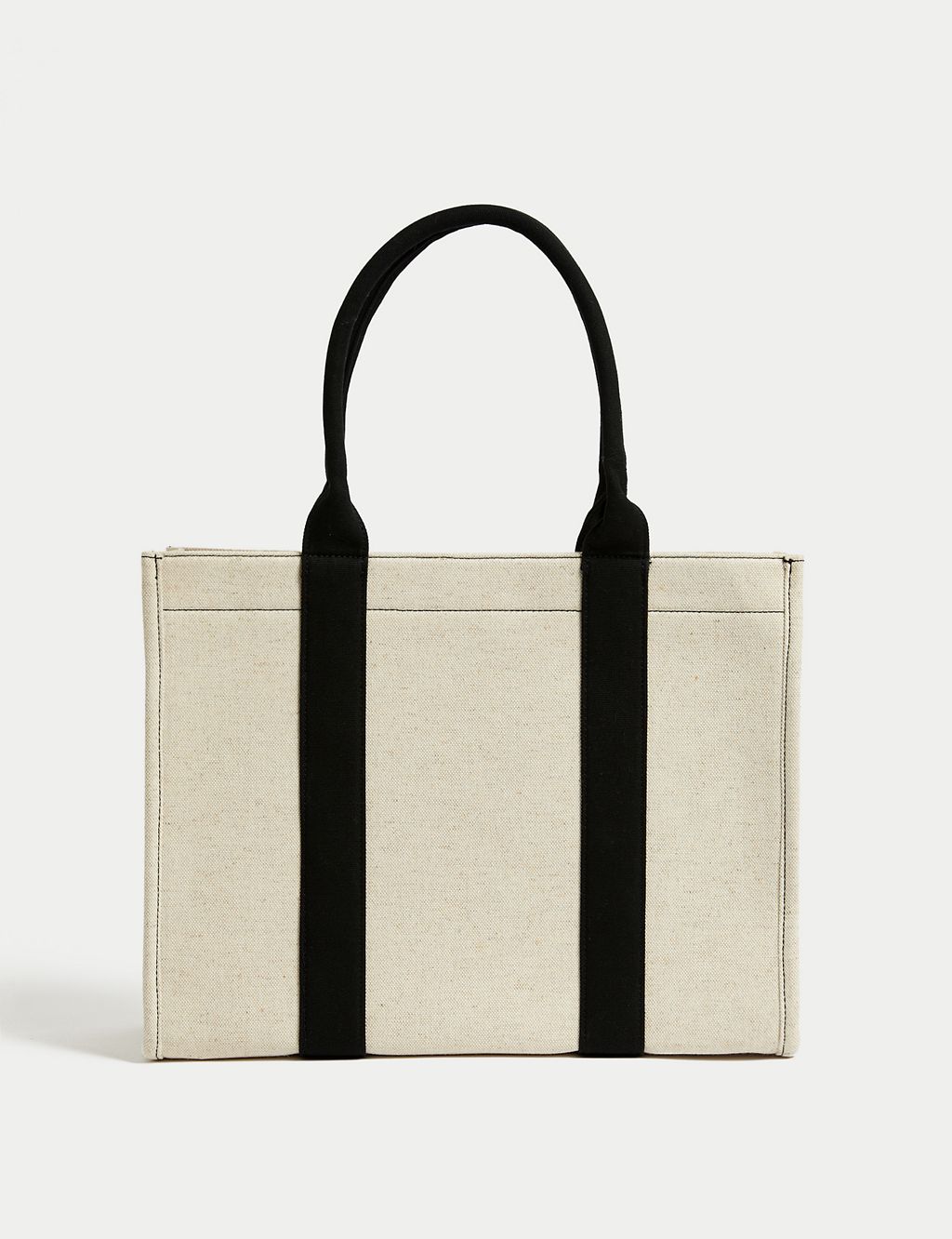 Canvas Structured Tote Bag 3 of 4