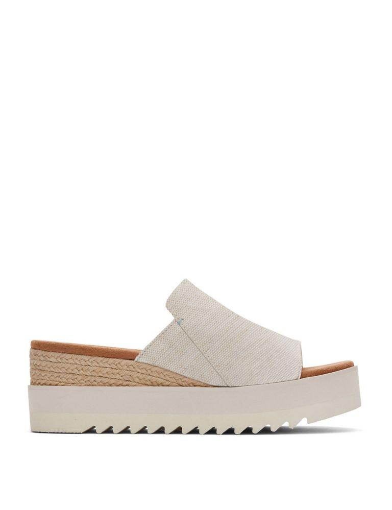 Canvas Wedge Mules 1 of 6