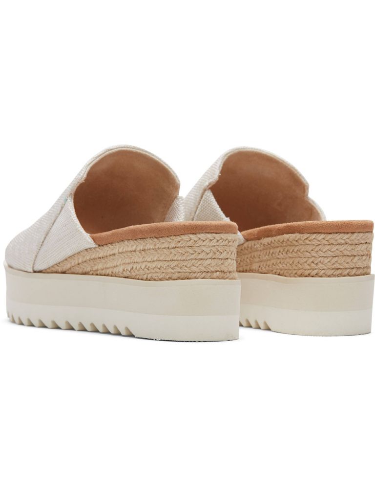 Canvas Wedge Mules 4 of 6