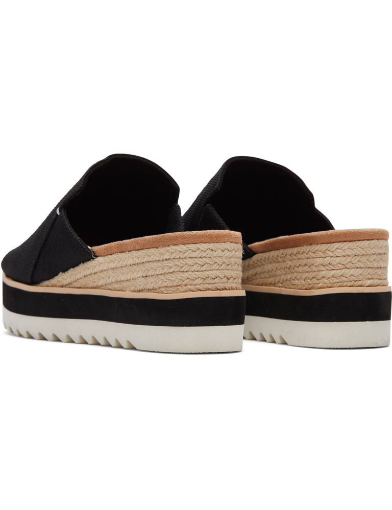 Canvas Wedge Mules 4 of 6