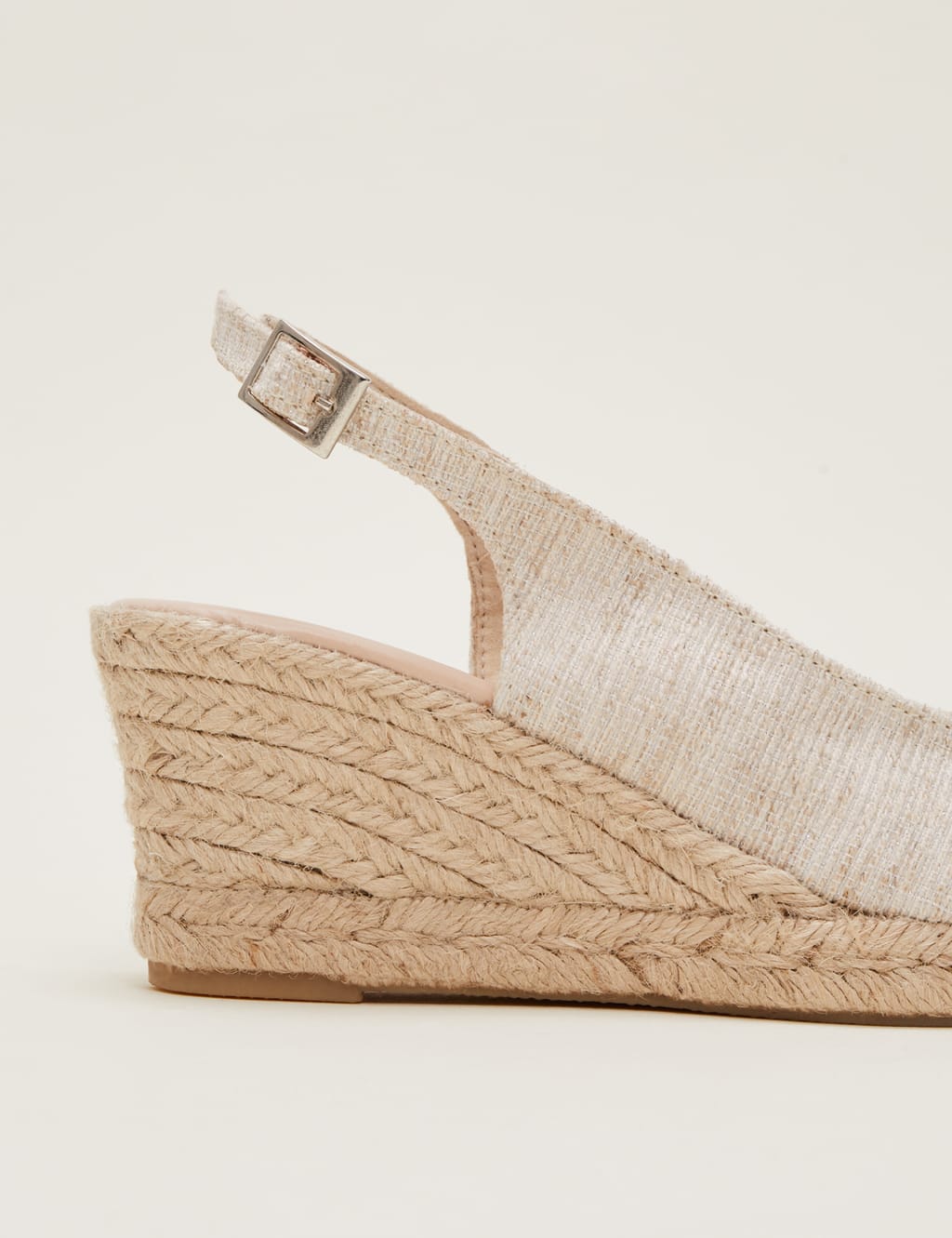 Canvas Wedge Peep Toe Espadrilles 7 of 7