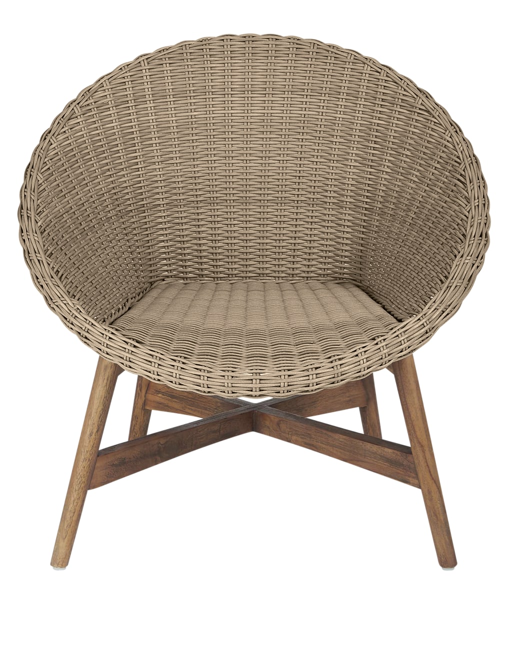 Round all weather wicker vernazza outdoor chair set of outlet 2