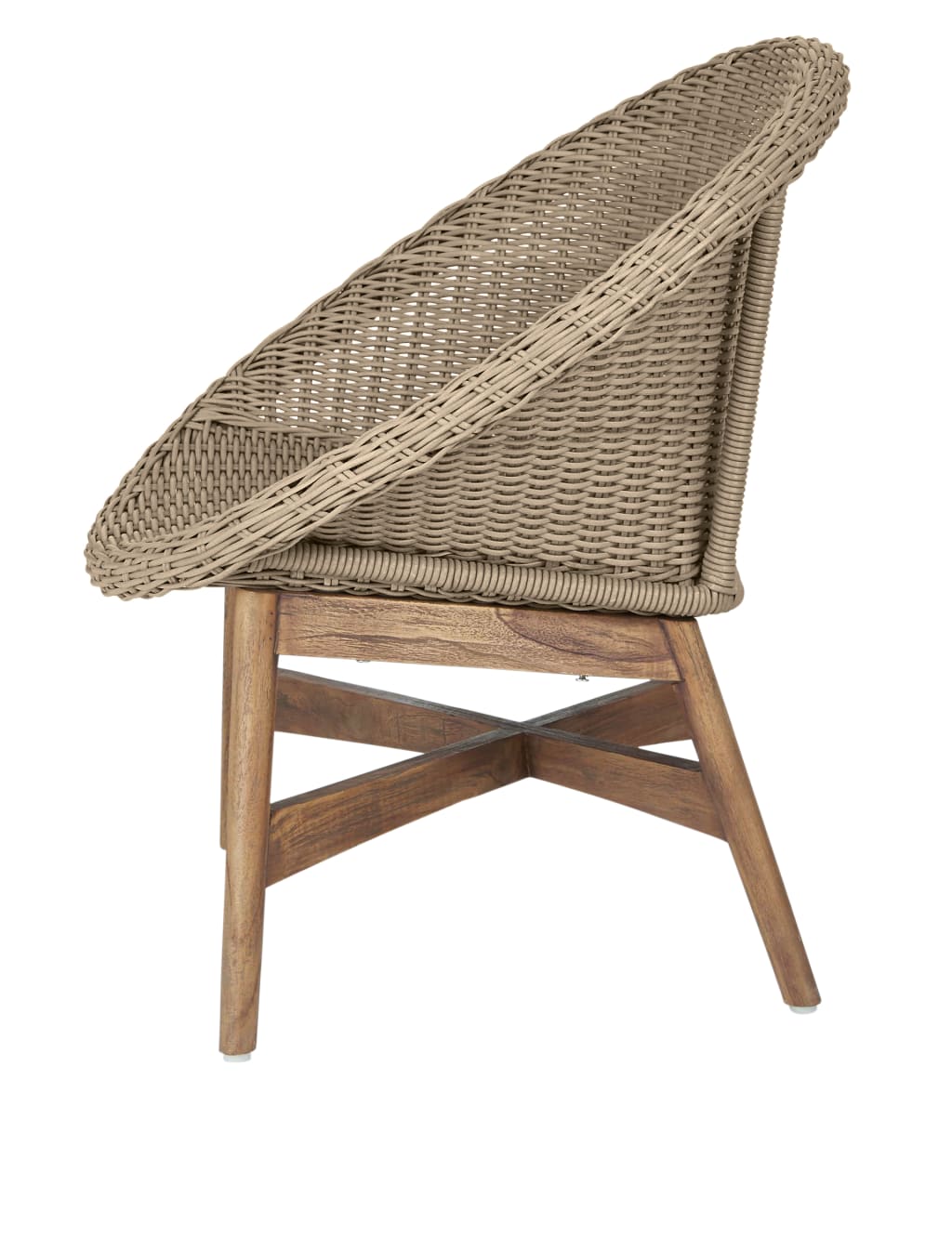 Round all weather wicker vernazza outdoor chair set of outlet 2