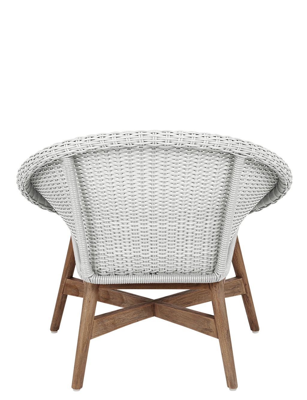 Capri Teak Chair - White 8 of 9