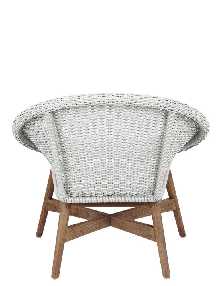 Capri Teak Chair - White 5 of 9