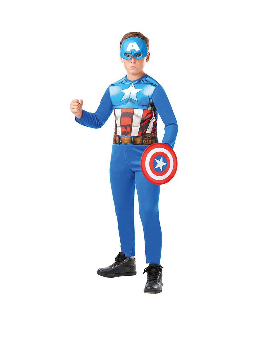 Captain America Fancy Dress (3-6 Yrs) 2 of 2