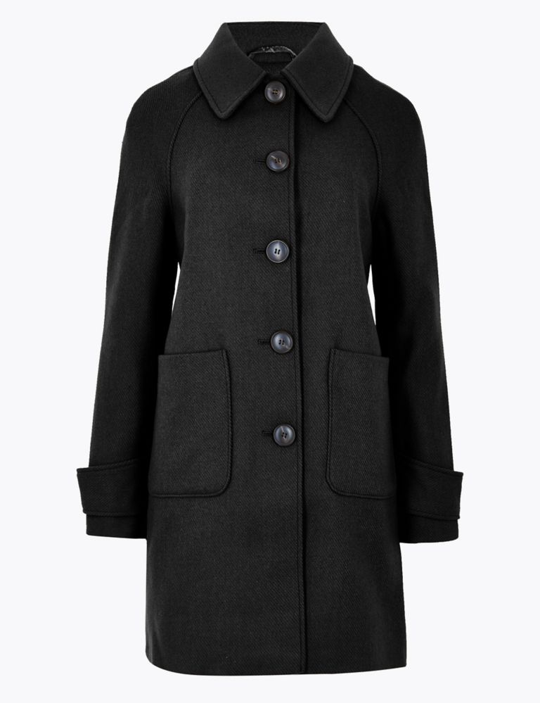 Car Coat with Wool | M&S Collection | M&S