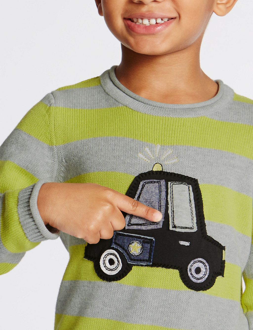 Car Print Jumper with Sound (1-7 Years) 4 of 6
