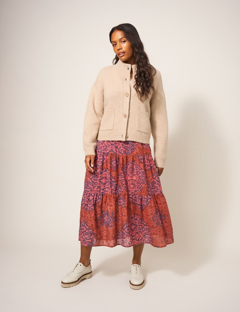 Cardigan with Wool White Stuff M S