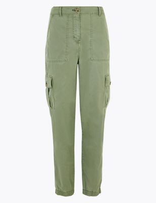 Cargo Utility Tapered Ankle Grazer Trousers Image 2 of 8