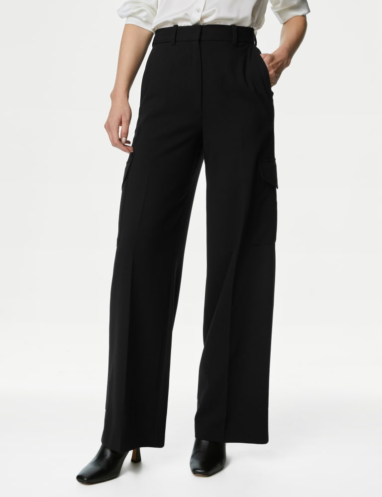 Marks spencer wide leg trousers hot sale