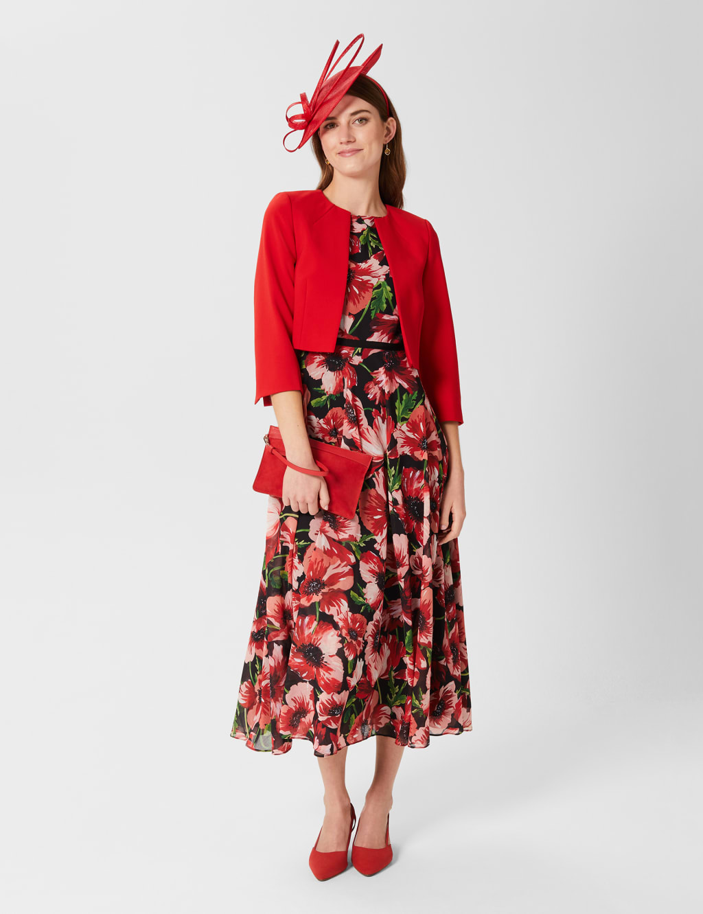 Carly Floral Sleeveless Maxi Waisted Dress 5 of 7