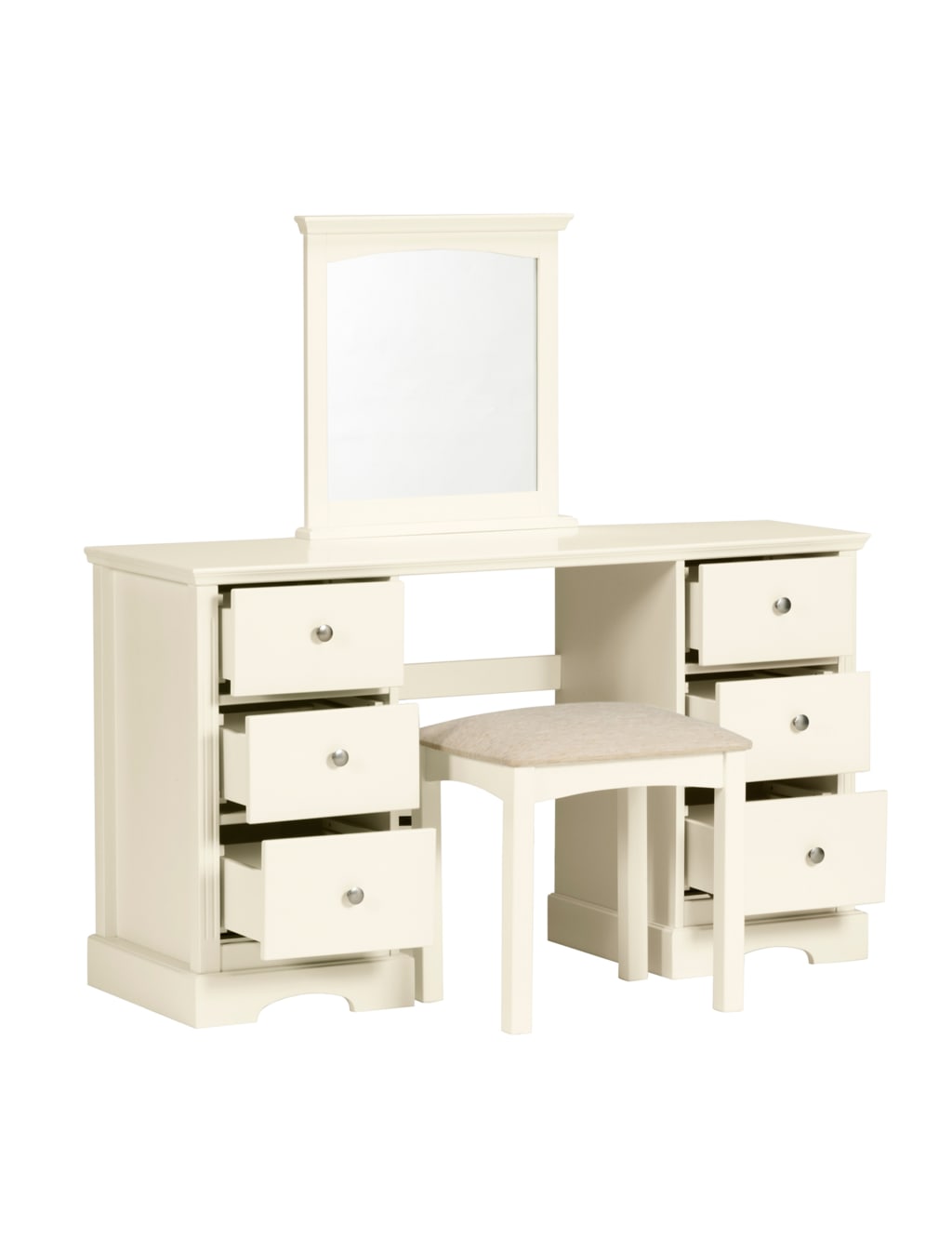 Carmelle Dressing Table, Mirror & Stool Set M&S