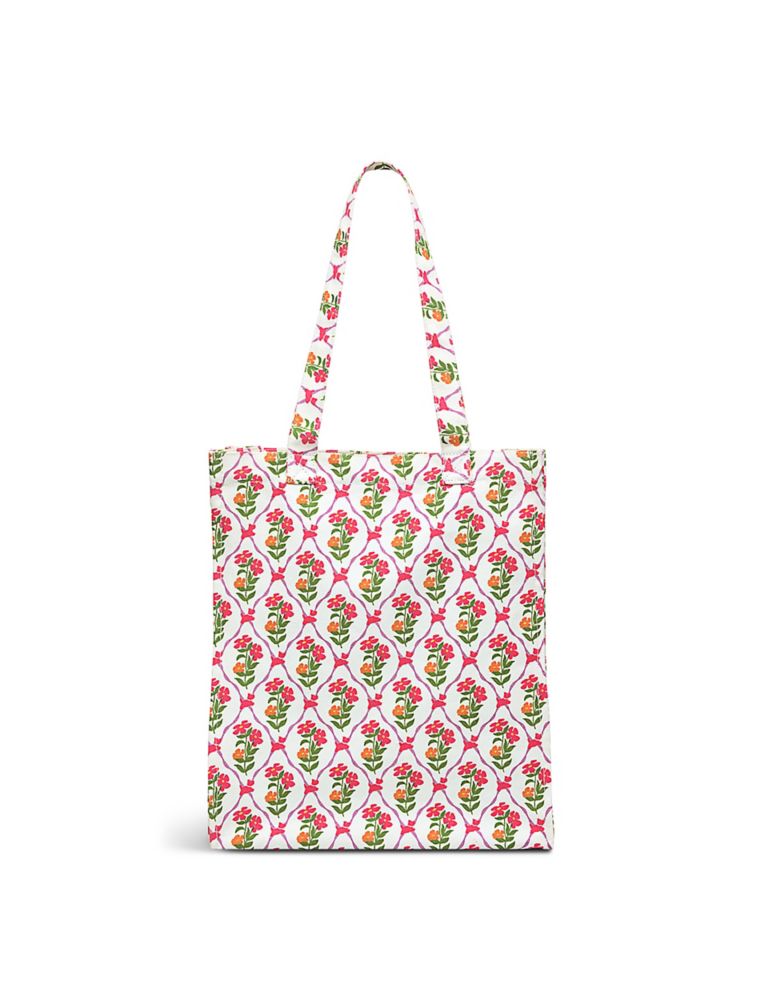 Carousel Canvas Floral Tote Bag 2 of 4