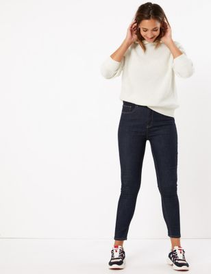 marks and spencer high waisted skinny jeans