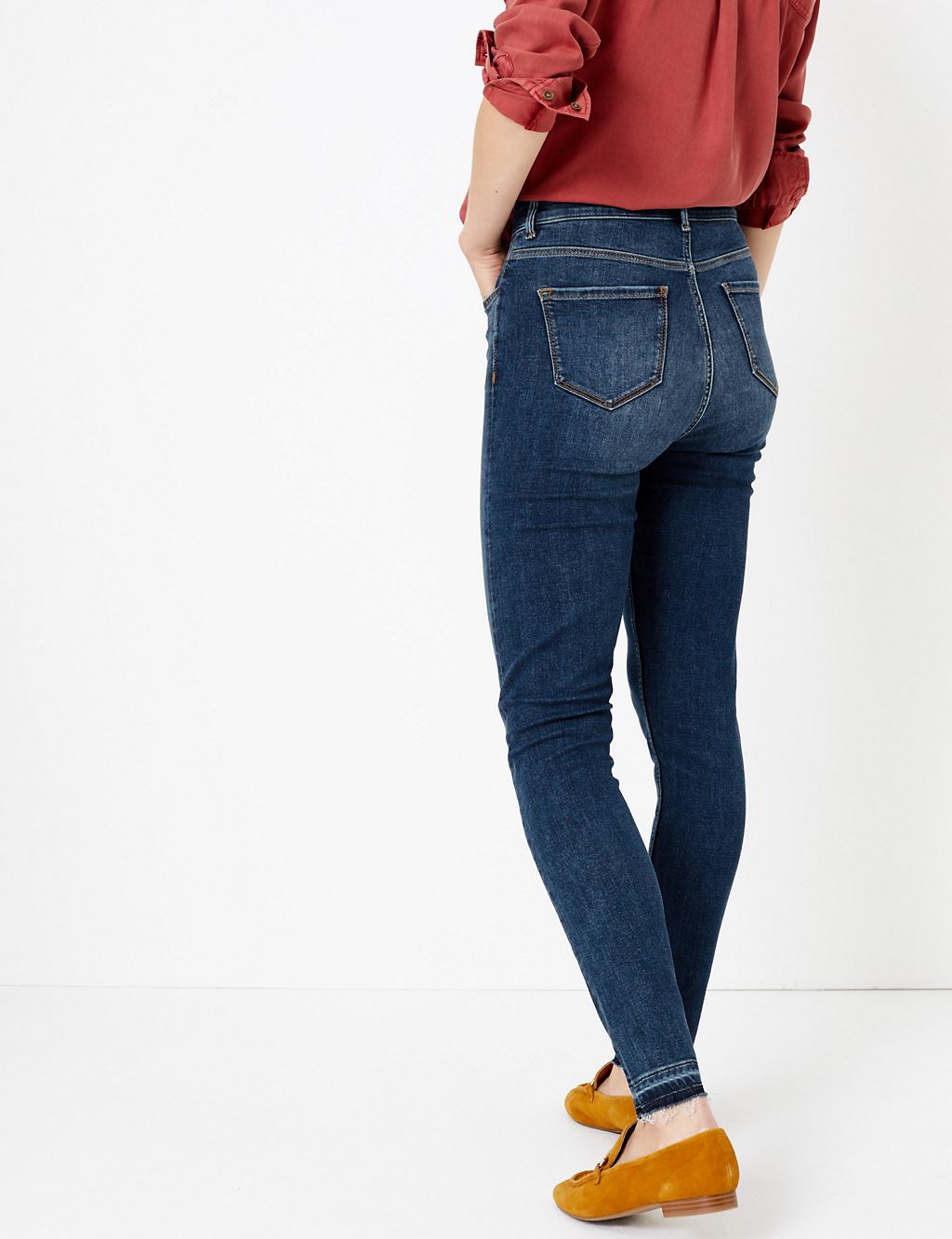 Carrie High Waisted Skinny Jeans 2 of 5