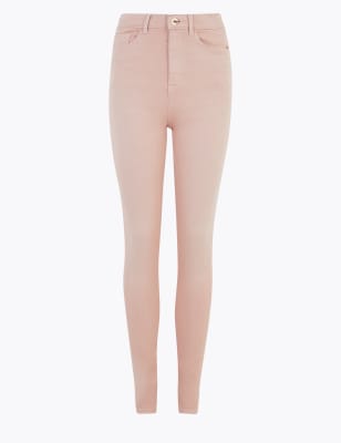 womens pink jeggings