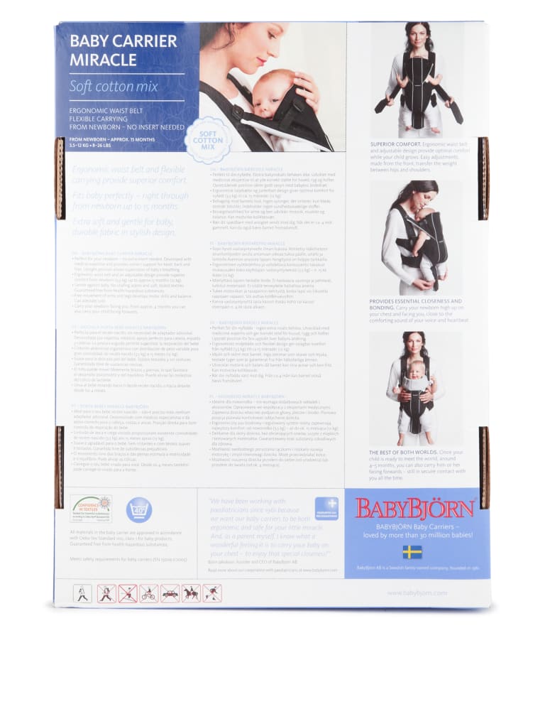 Babybjorn baby carrier miracle clearance