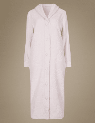 long button dressing gown