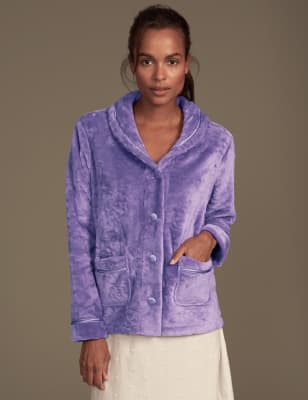 Marks and spencer 2025 fleece bed jacket