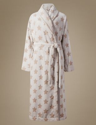 Carved Star Print Dressing Gown Image 2 of 4