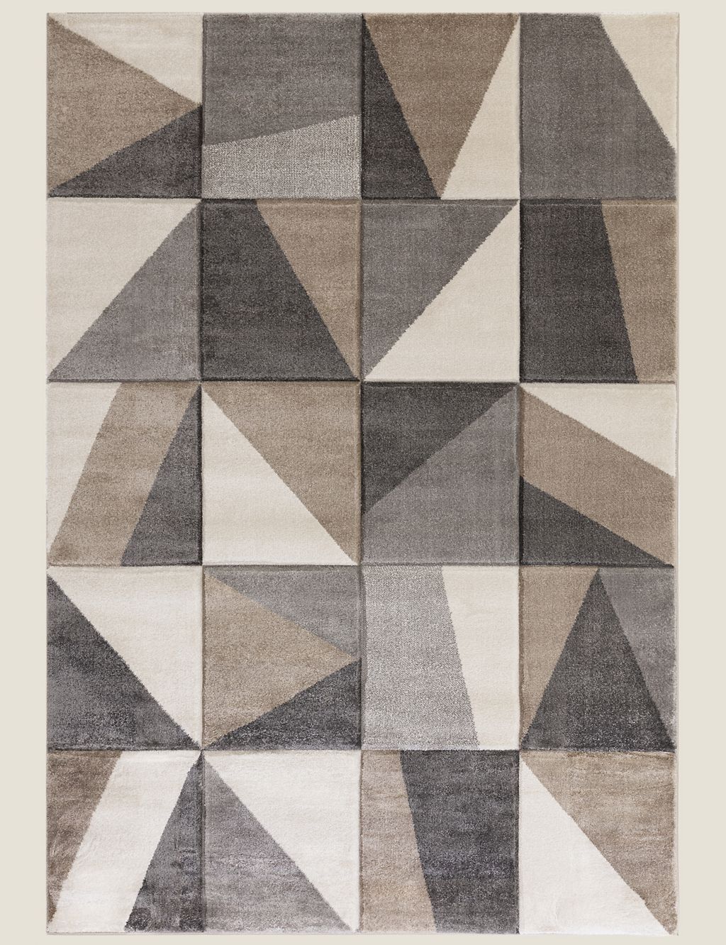 Carved Triangles Rug 1 of 4