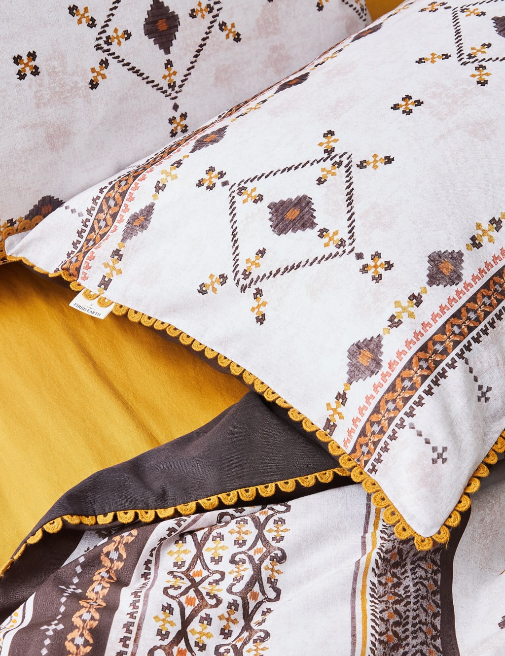 Casablanca Collection Corniche Bedding Set M&S X Fired Earth M&S