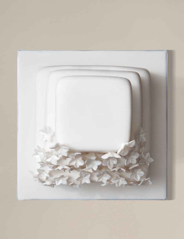 Cascading White Blossom Wedding Cake (Serves 100) Last order date 26th March 2 of 2