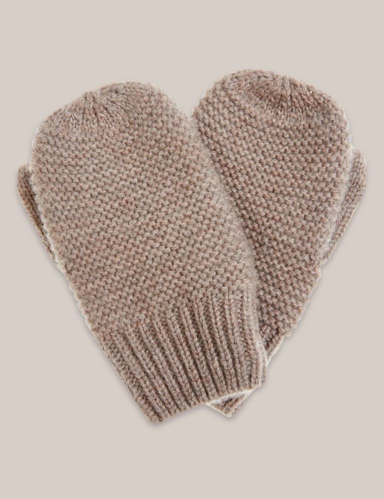 Cashmere Blend Hat & Mittens Set (3 Months - 6 Years) 3 of 6