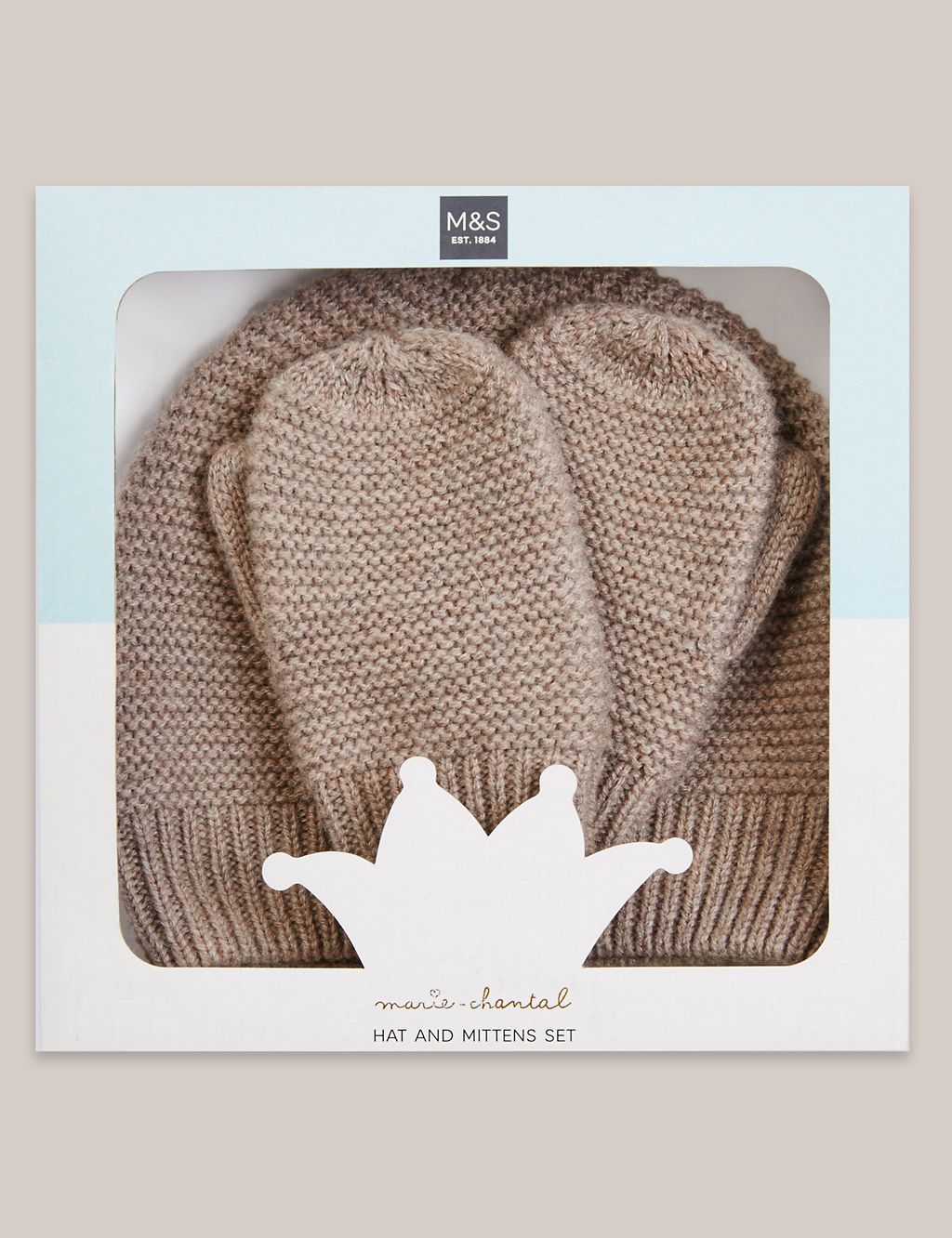 Cashmere Blend Hat & Mittens Set (3 Months - 6 Years) 4 of 6