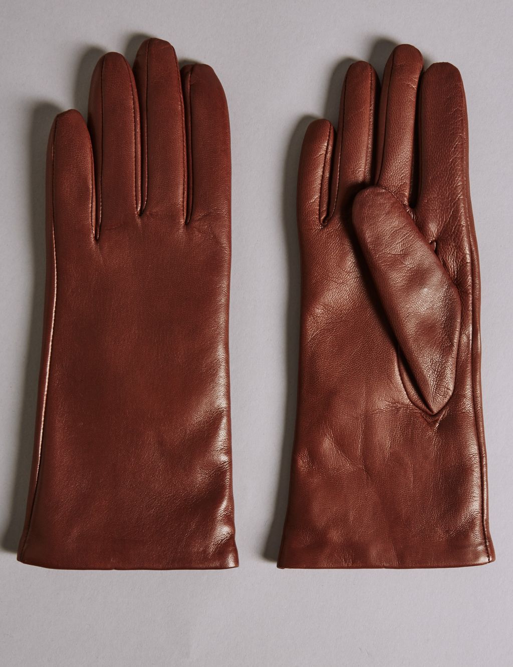 Cashmere Lined Leather Gloves 2 of 2