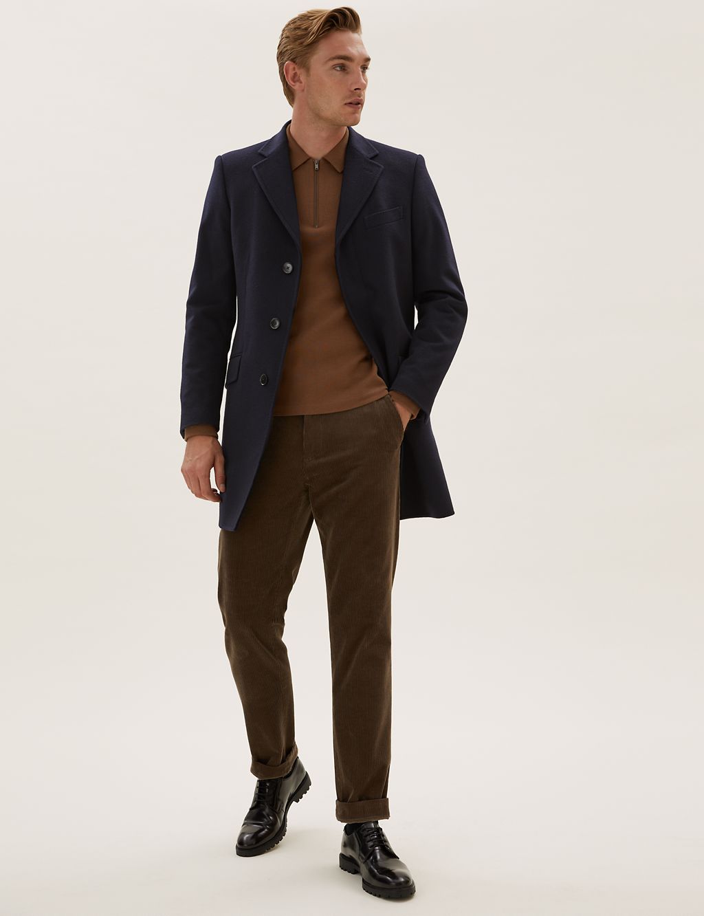 Cashmere Longline Overcoat | M&S Collection Luxury | M&S