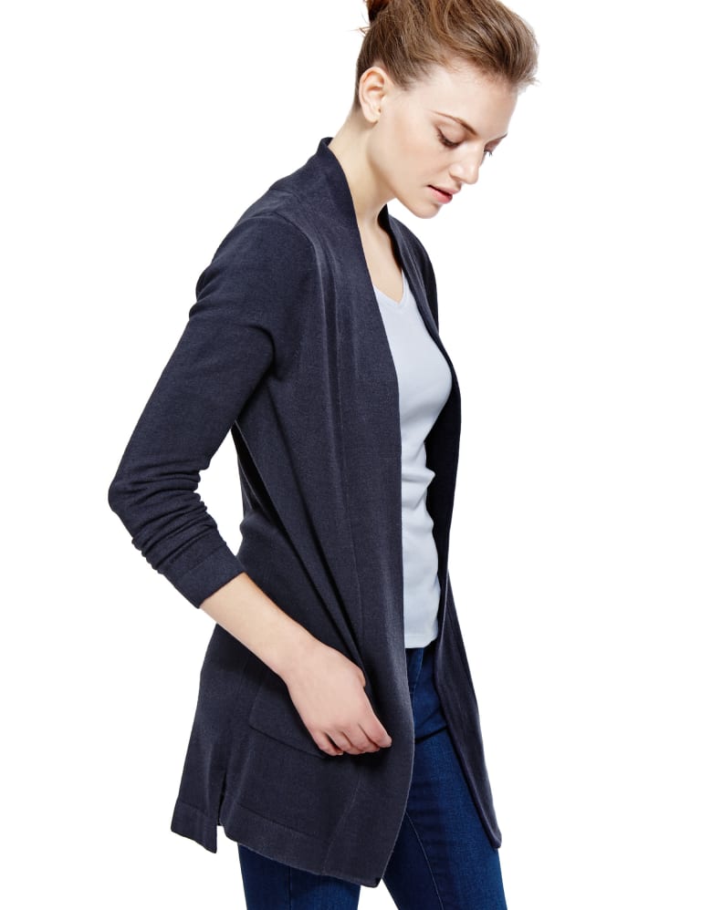 Cashmilon Open Front Cardigan M S Collection M S