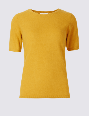 Marks and spencer 2025 ladies short sleeve jumpers