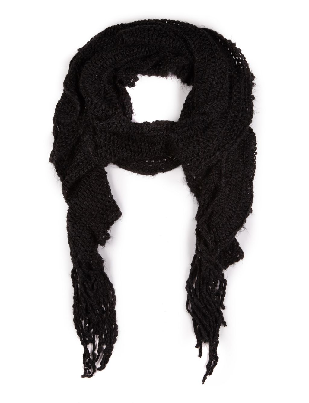 Cashmilon™ Ruffle Knitted Scarf 3 of 3