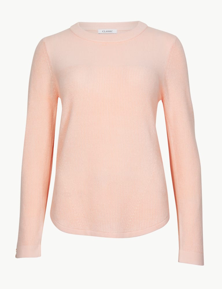 Cashmilon™ Textured Round Neck Jumper 2 of 4