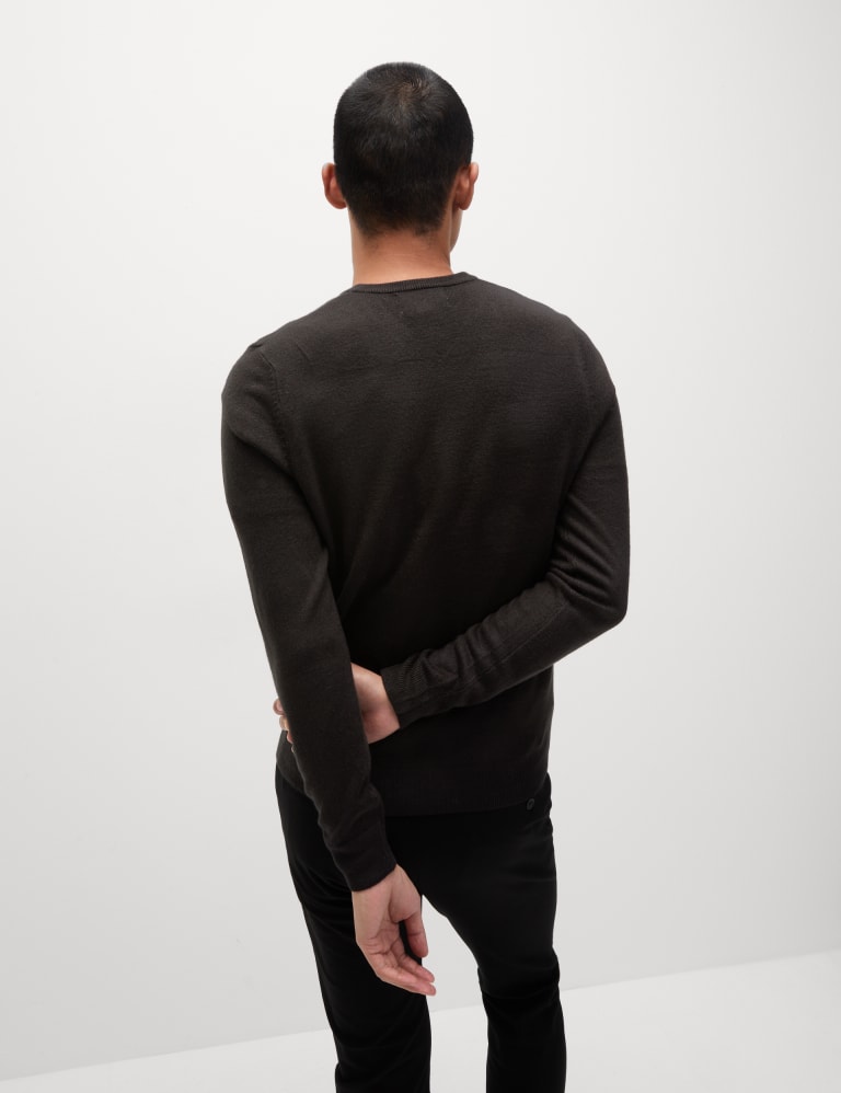 M&s mens jumpers v neck discount
