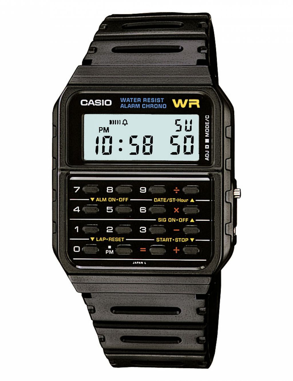 Casio Calculator Chronograph Watch 3 of 4