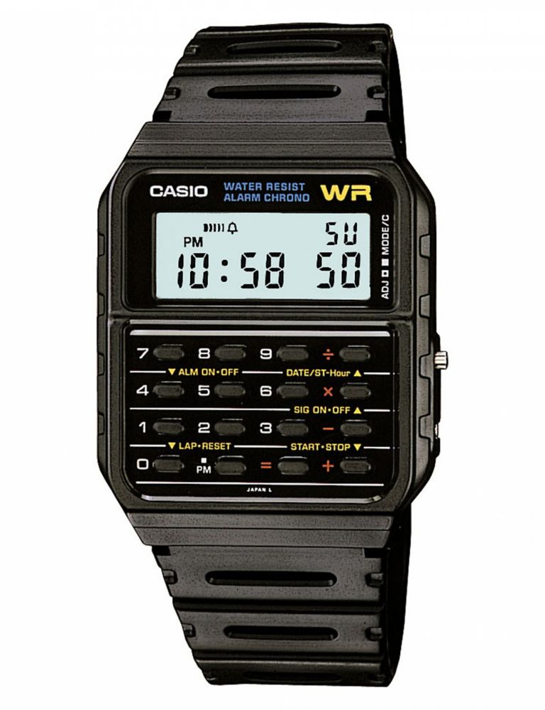 Casio Calculator Chronograph Watch 1 of 4