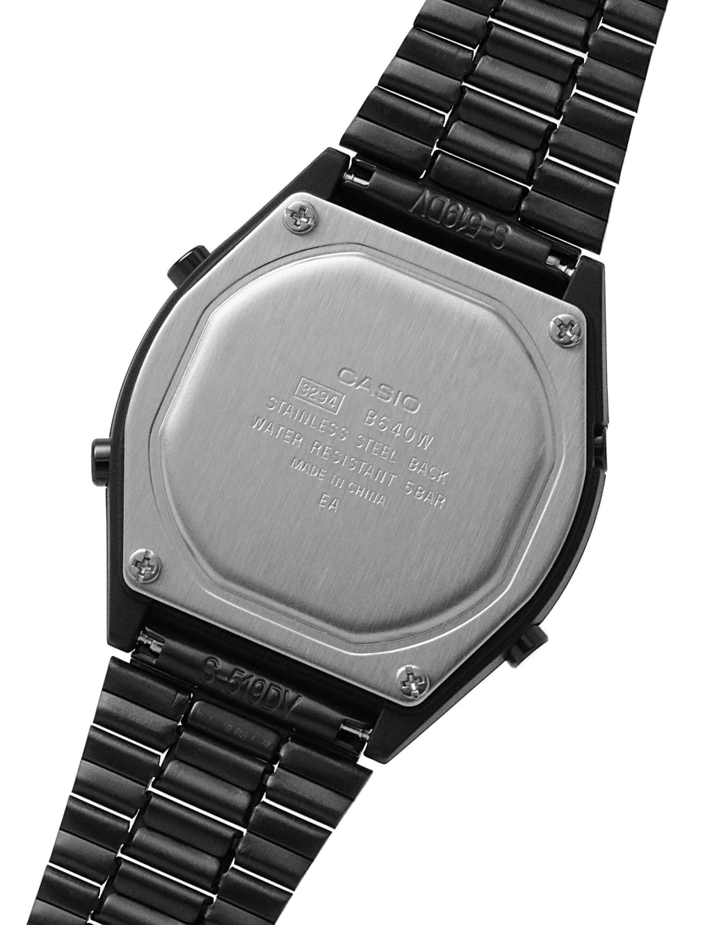 Casio st steel back sale