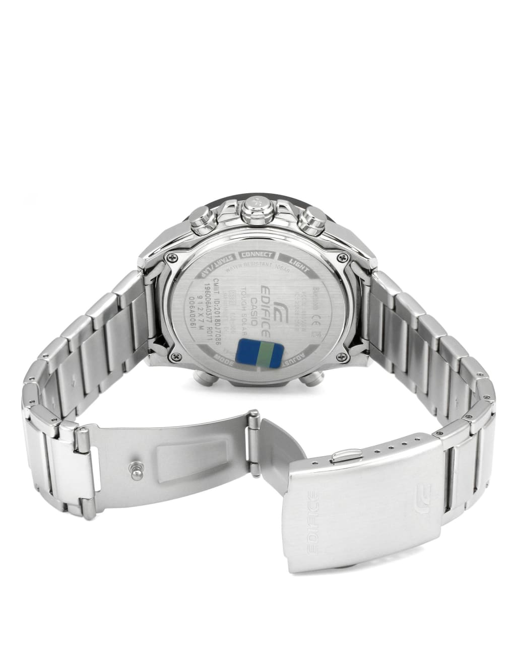Casio tough solar stainless steel sales