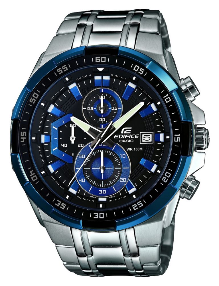 Casio Edifice Stainless Steel Chronograph Watch 1 of 3