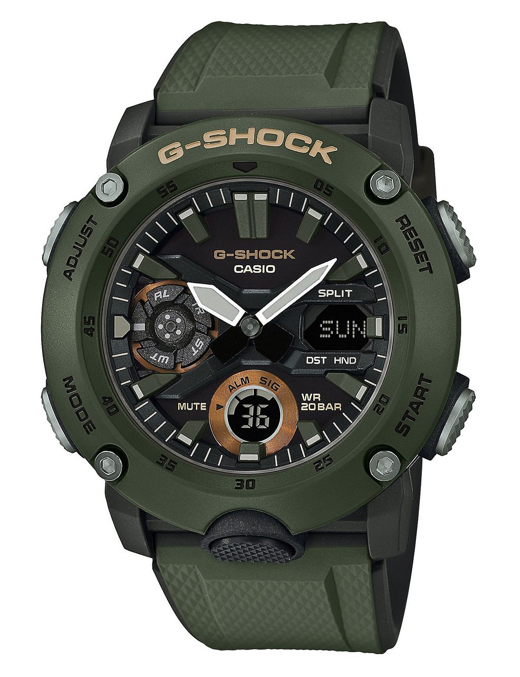 Casio G-Shock Khaki Watch 3 of 4