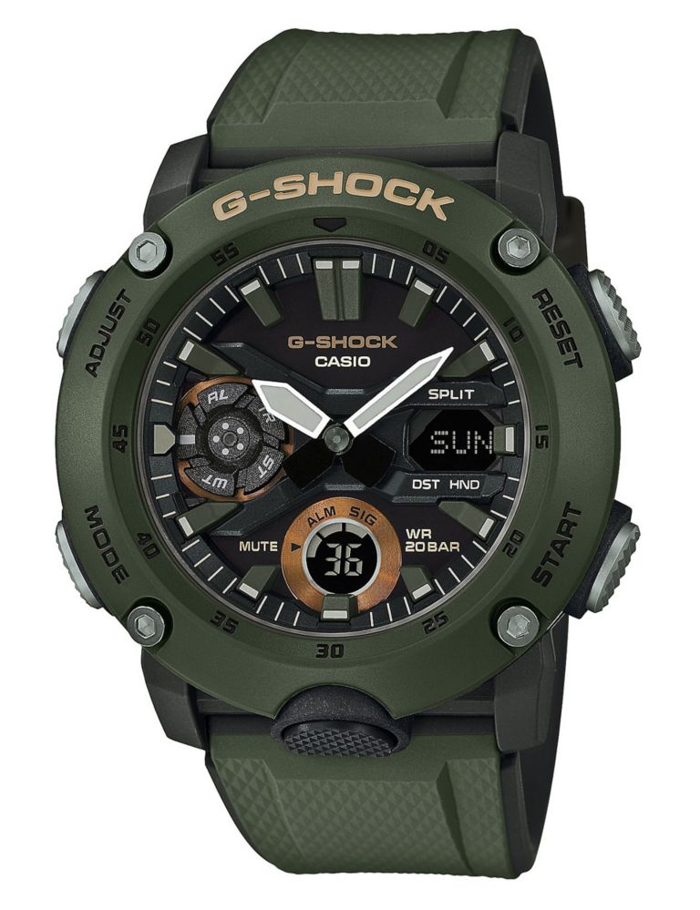 Casio G-Shock Khaki Watch 1 of 4