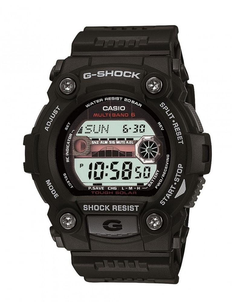 Black waterproof watch top