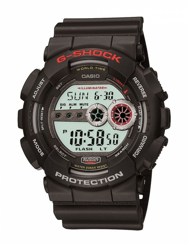 Casio G-Shock Waterproof Chronograph Watch 1 of 4