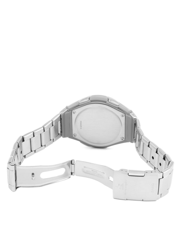 Casio Waveceptor Classic Combination Solar Silver Watch 2 of 3