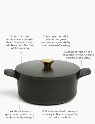 Cast Aluminium 5L Casserole Dish 7 of 7
