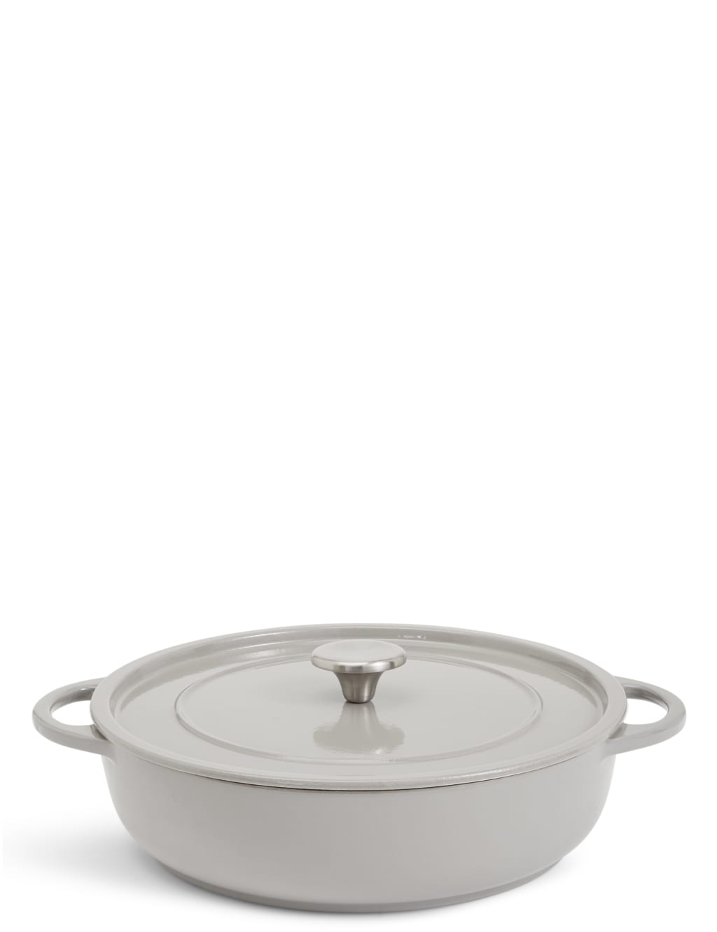 Cast iron shallow shop casserole dish